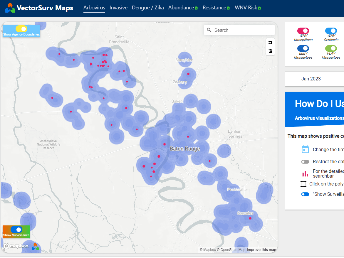 Vectorsurv public map view 1