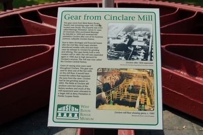 Gear from Cinclare Mill Marker